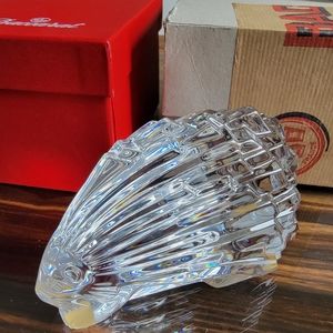 Vintage Baccarat French Crystal Porcupine